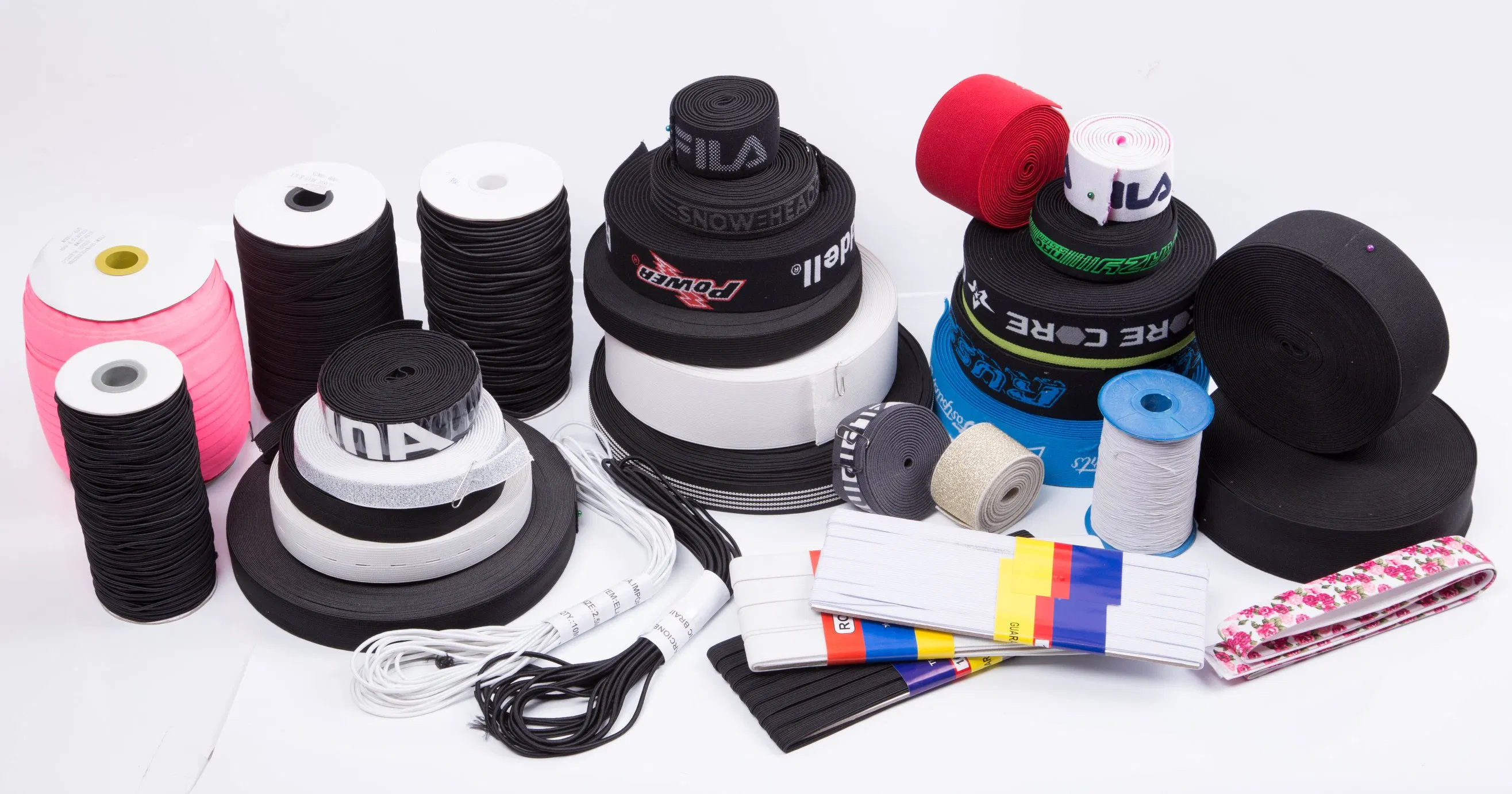 Cotton Nylon Polyester PP Elastic Tape