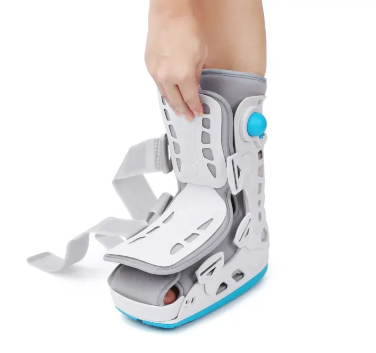 Air Boot Short Cam Boot Orthopedic Walking Boot for Sprained Ankle with Air Pump