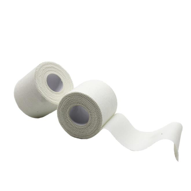 Cotton Sport White Athletic Tape Self Adhesive Bandage Elastic Sport Gauze Bandage for Sports Joint Wrist Finger Knee Hand