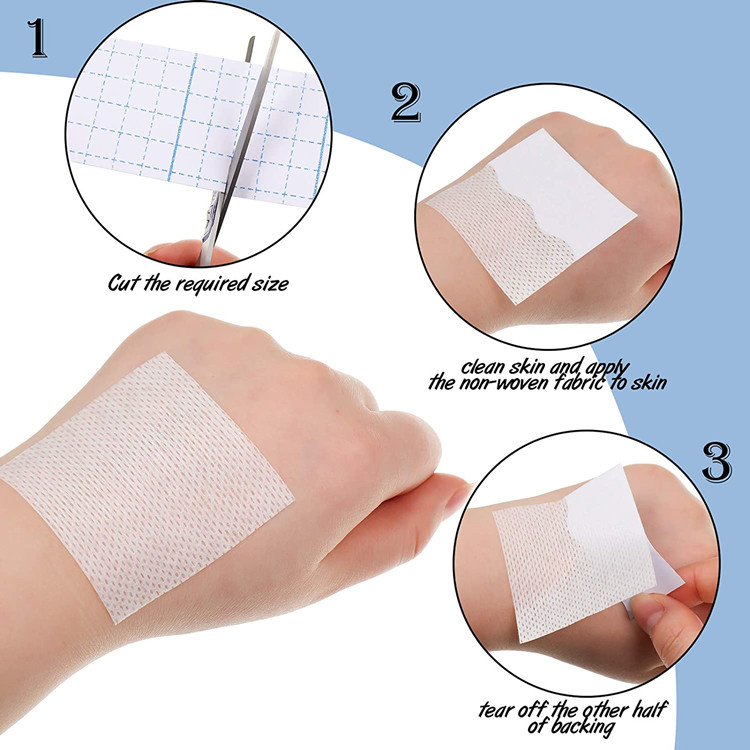 SJ Hot Medical or Acrylic Acid Glue Micropore Medical Non-woven Fabric Tape Non Woven Surgical Adhesive Tape