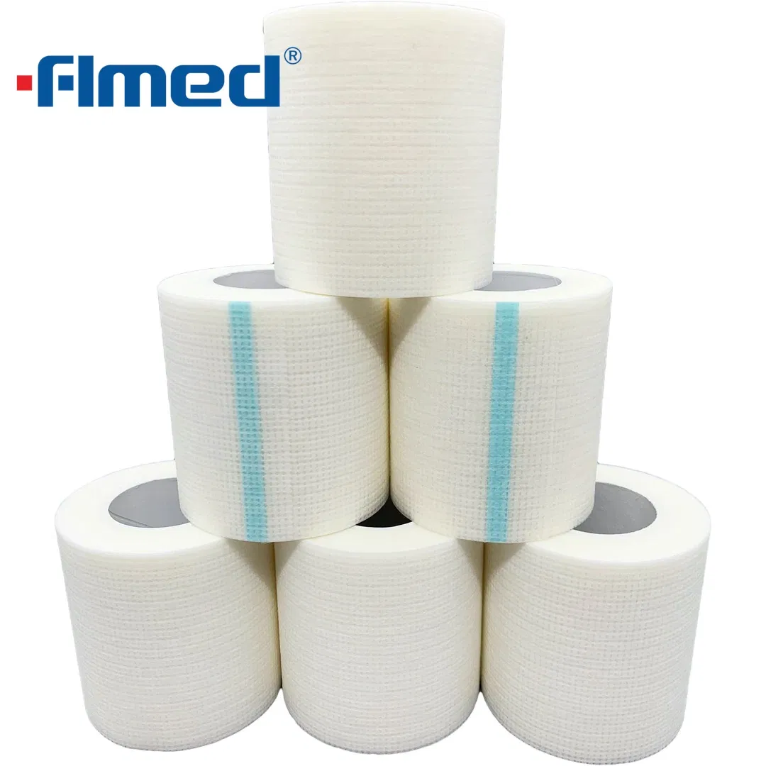Non-Woven Breathable Adhesive Tape Infusion Tube Fixed Sticker Infusion Plaster Medical Micropore Tape