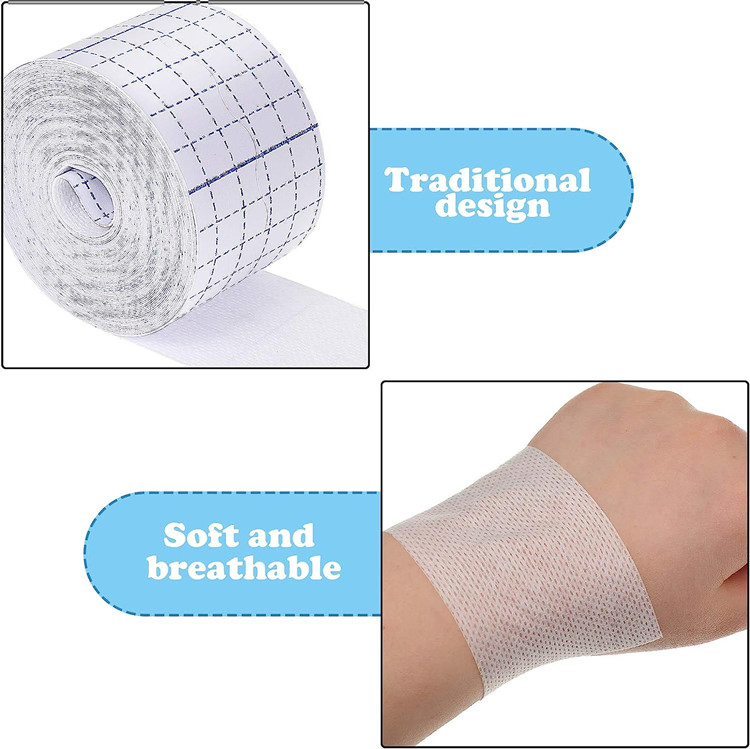 SJ Hot Medical or Acrylic Acid Glue Micropore Medical Non-woven Fabric Tape Non Woven Surgical Adhesive Tape
