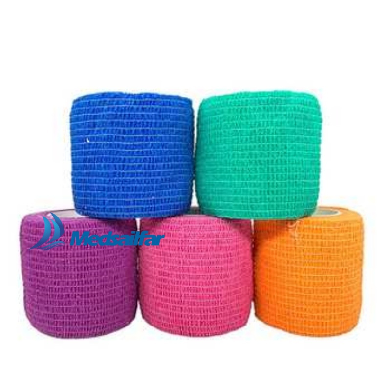 Hospital Wound Dressing Medical Self-Adhesive Cohesive High Elastic Bandage