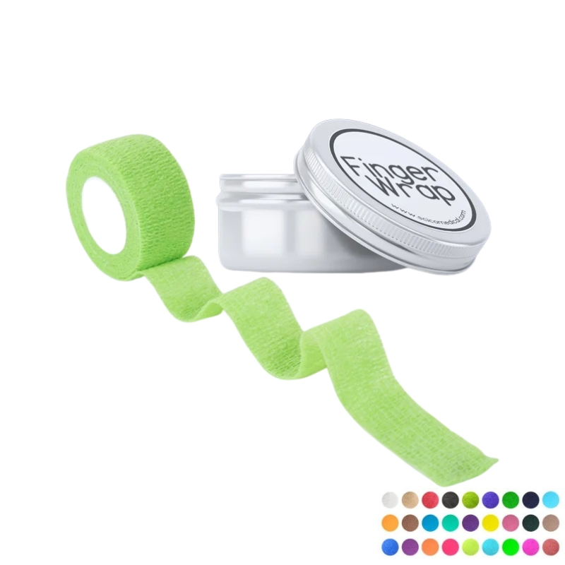 in Stock 2.5cm*4.5m Non-Woven Cohesive Finger Tape High Elastic Cohesive Bandage for Fingers
