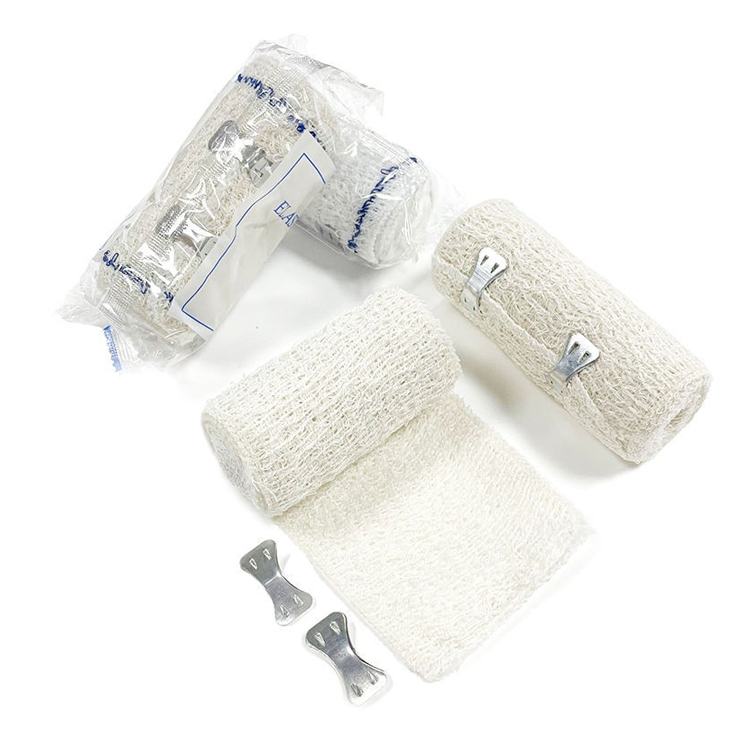 First Aid Medical Disposable Cotton Gauze Self Adhesive PBT Elastic Cohesive Crepe Bandage