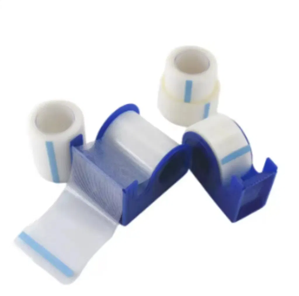 Medical Easy Tear Waterproof Silicone Micropore Adhesive Transparent Surgical PE Tape