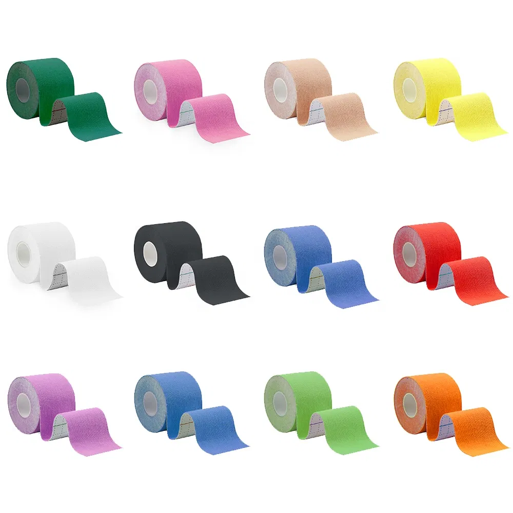 Original Water-Resistant Kinesiology Tape with Logo Immediate Pain Relief Latex Free K Tape Roll