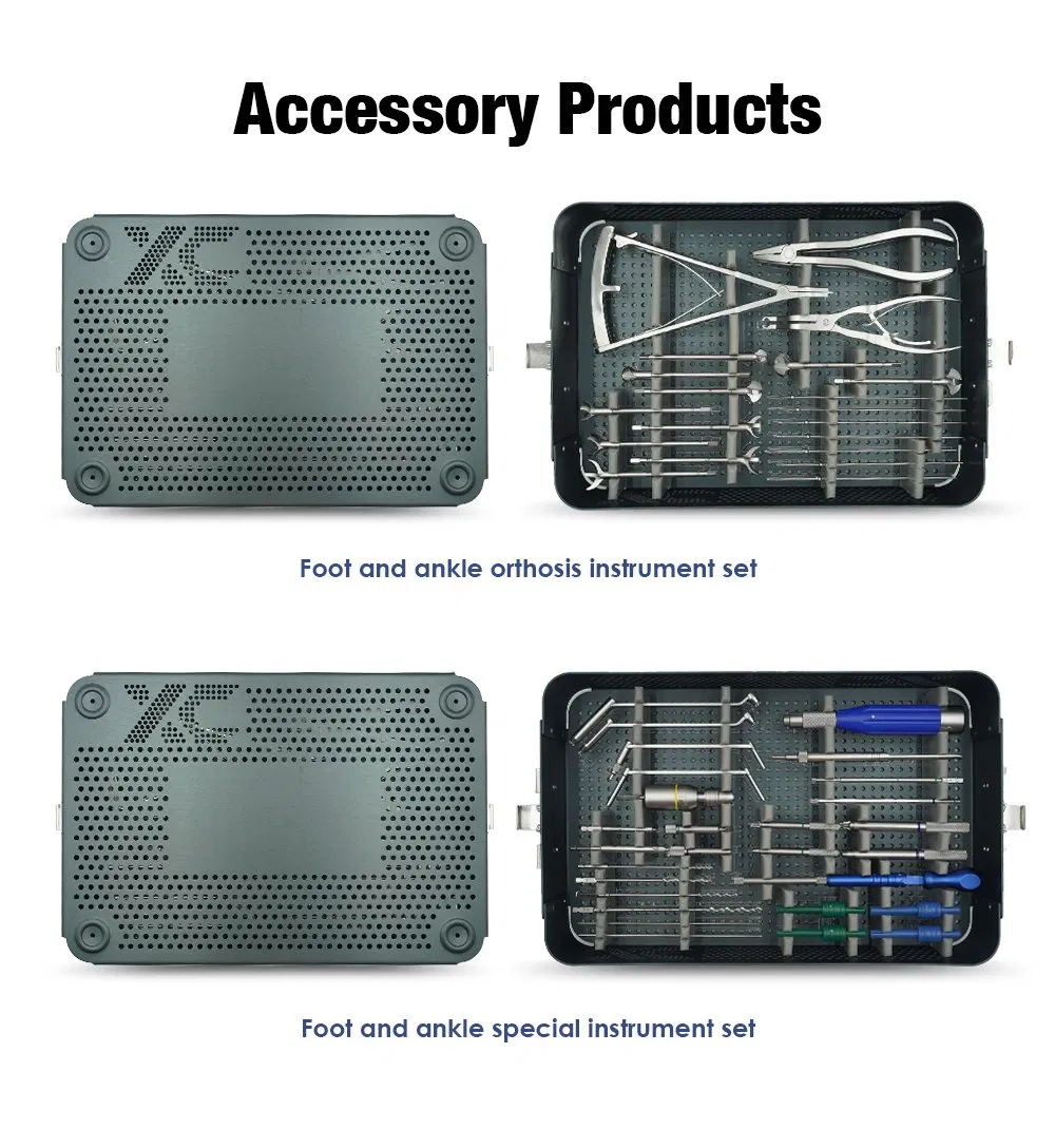 Titanium Orthopedic Implants Mini Bone Locking Plate for Foot and Ankle System