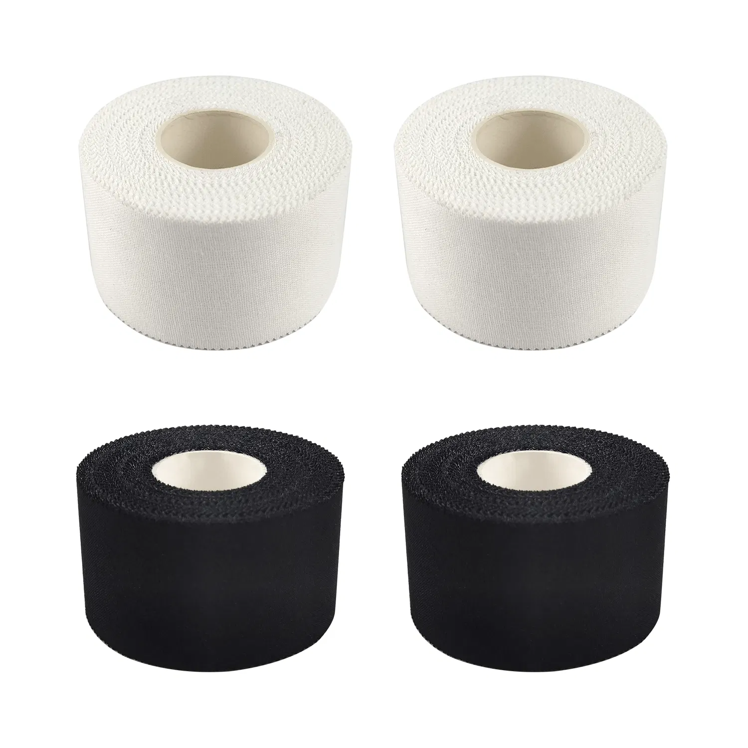 100% Cotton Custom Logo Black White Zinc Oxide Athletic Sports Finger Adhesive Boxing Tape