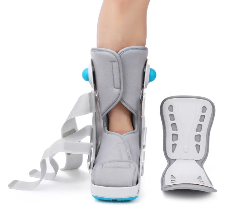 Air Boot Short Cam Boot Orthopedic Walking Boot for Sprained Ankle with Air Pump