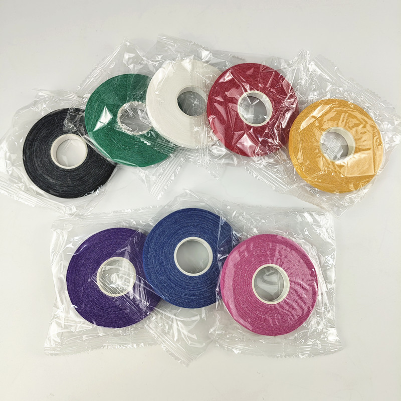 0.8cm Gymnastics Judo Flexible Finger Protect Wrap Strong Adhesion Athletic Sports Cotton Tape Bjj Zinc Oxide Logo Finger Tape