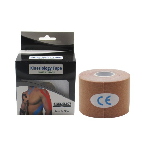 Cotton Plain Waterproof High Quality Muscle Therapy Kinesiology Tape Size 5cmx5m Sports Therapy Taping Kintape Ktape