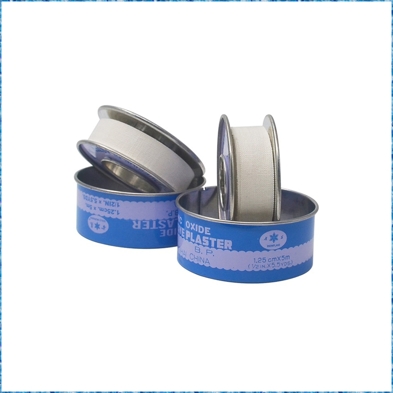 Surgical Zinc Oxide Breathable Cotton Adhesive Sports Tape Free Samples &amp; CE FDA Certified