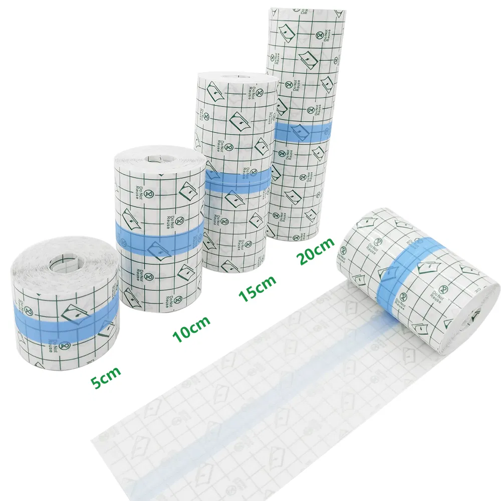 PU Film Tape Sticker Medical Waterproof Transparent Bandage Film Showering Swimming Tattoo Breathable Stretch Adhesive Bandage