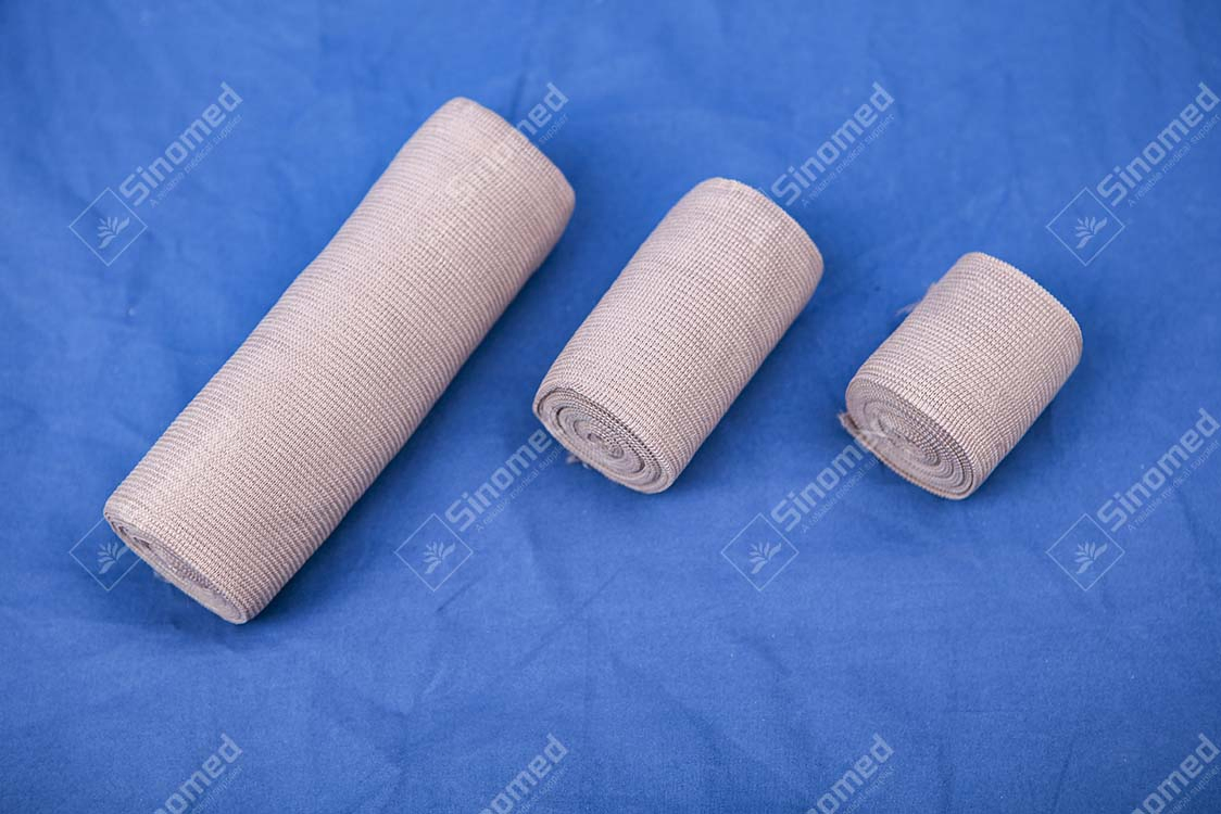 High Compression Rubber and Polyester Sport Bandage High Elastic Bandage