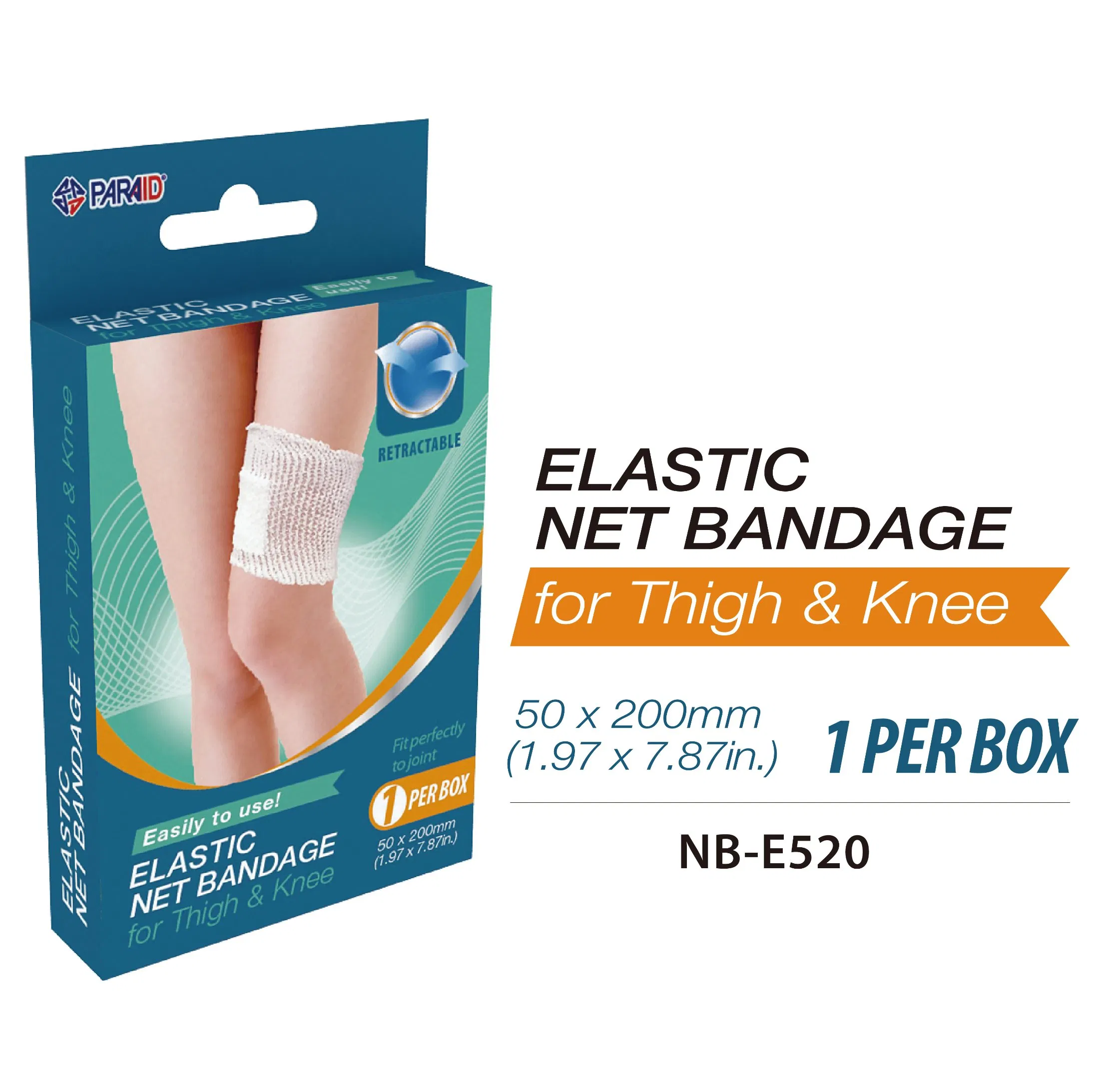 Manufacture Stretch Elastic Compression Tubular Net Bandage for Thigh and Knee