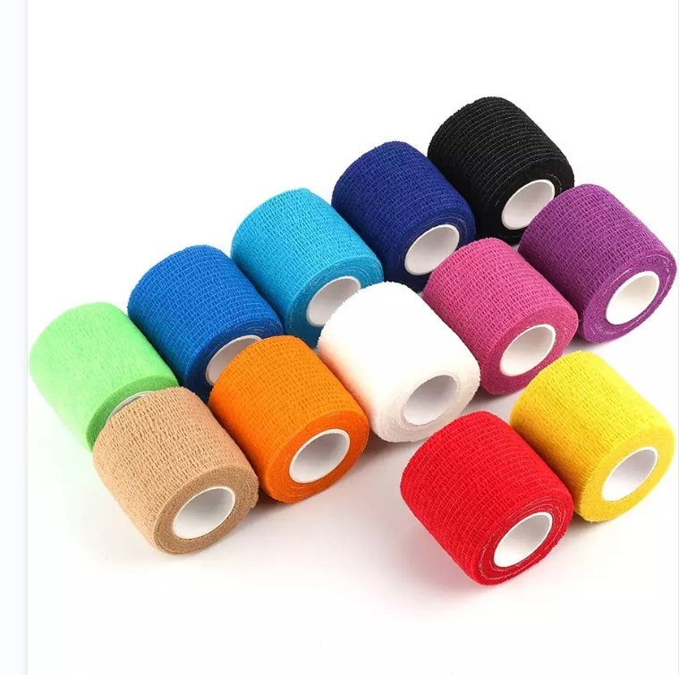 High Elasticity Medical Adhesive Disposable Wrap Breathable Self Cohesive Bandage