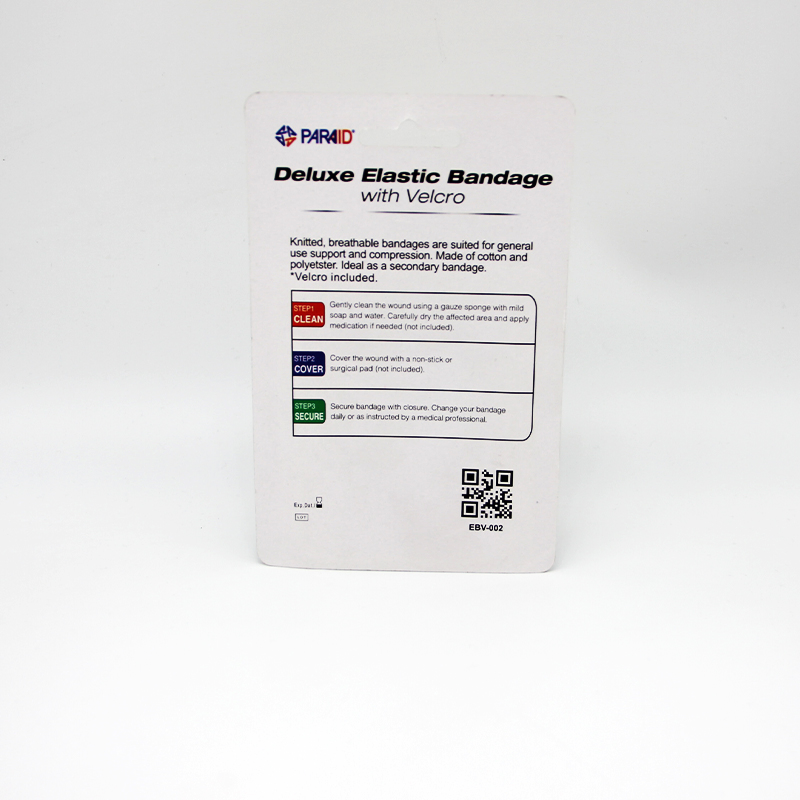 10cm*4.57m Deluxe Cotton Adhesive Elastic Cohesive Bandage with Velco