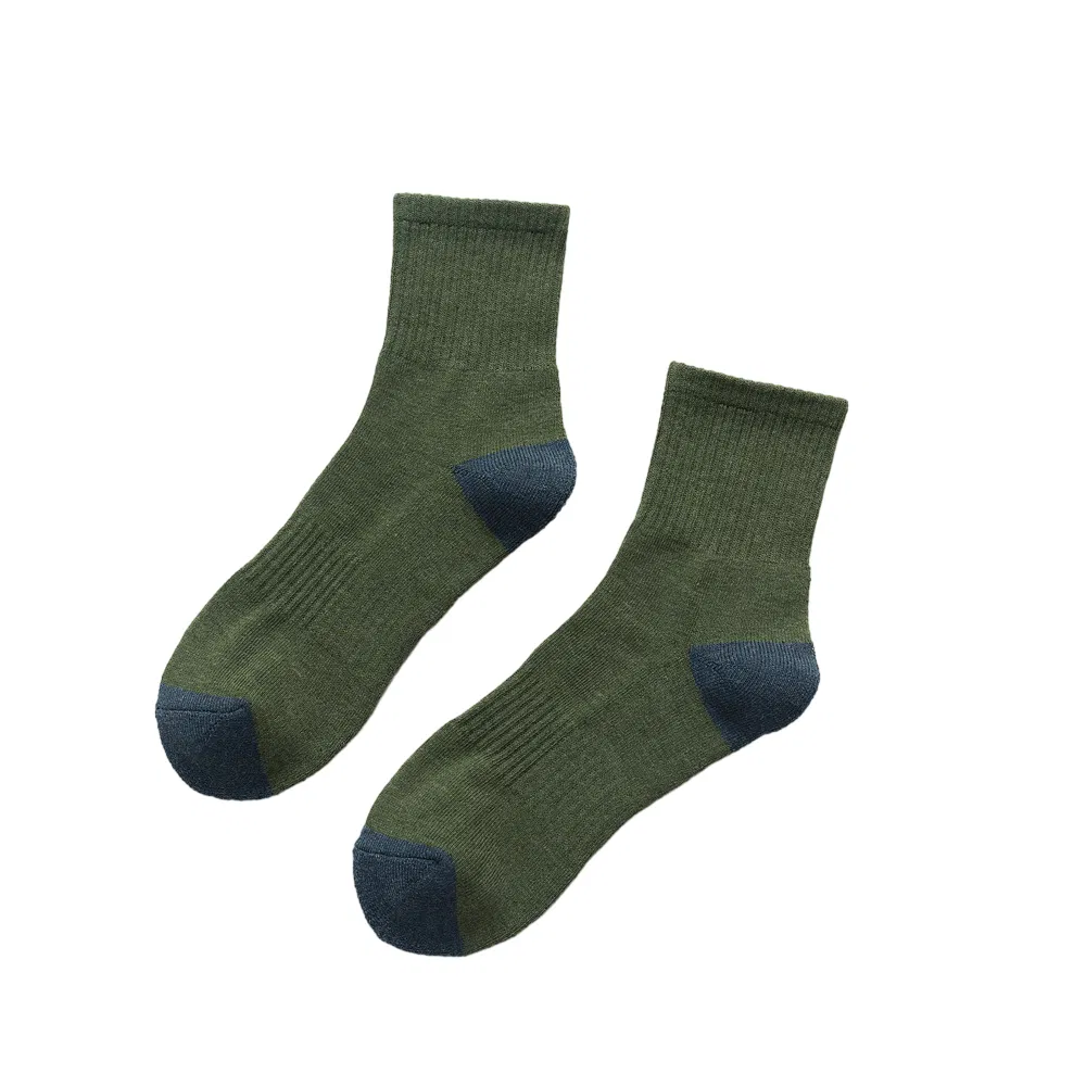 Cushioned Ankle Middle Crew Socks for Men's Athletic Activities