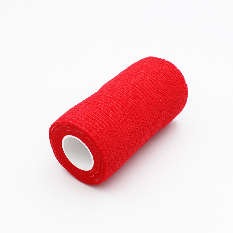 CE ISO Self Adhesive Cohesive Elastic Bandage with Custom Logo Printed Sport Veterinary Adherent Bandage Tape