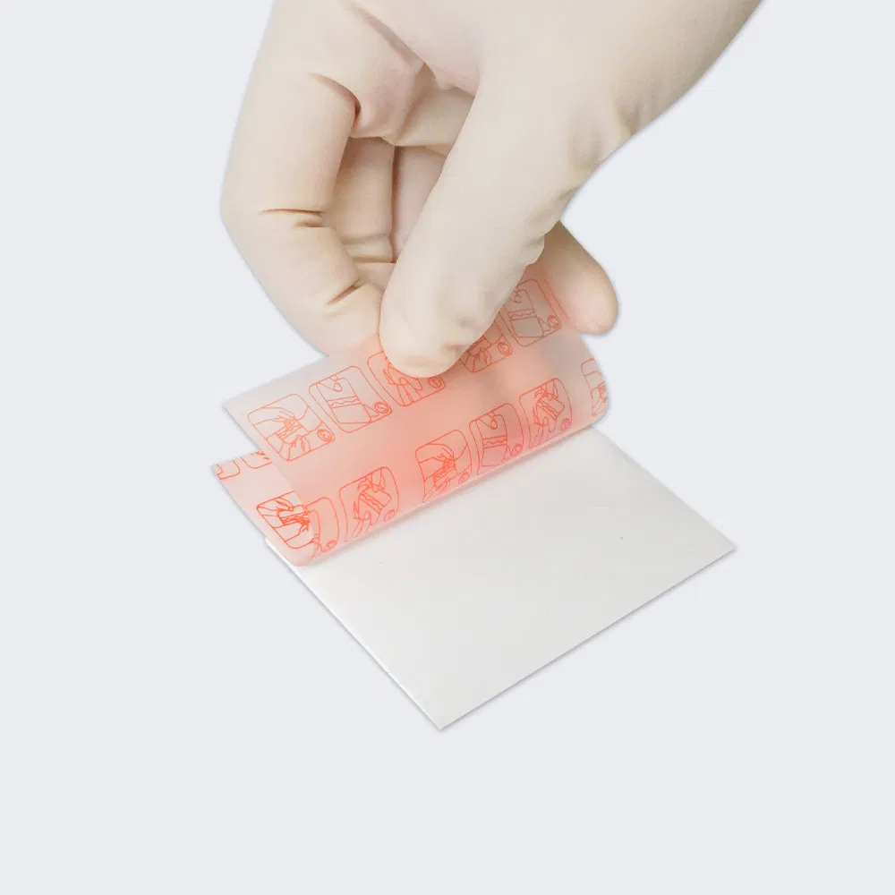 Transparent Film Dressing Jumbo Roll Waterproof Adhesive Bandage Raw Material Medical Tape