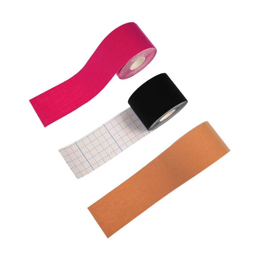 Medmount Medical Supply Breathable Waterproof No Smell Different Color Pre-Cut Sports Athletic Kinesiology Muscle Tape