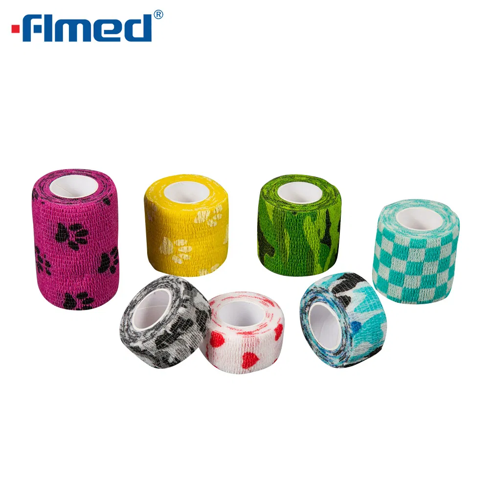 High Quality Cohesive Elastic Bandage Vet Wrap Bandage Self-Adhesive Bandage
