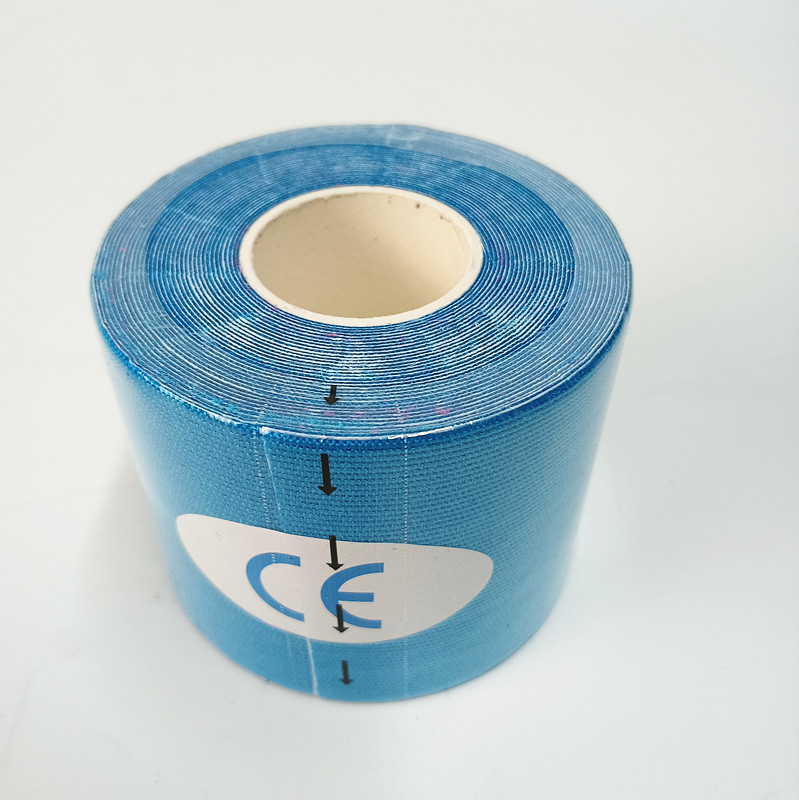 Free Sample Football Game Athletic Rigid Strapping Rayon Blue Kinesiology Sports Tape