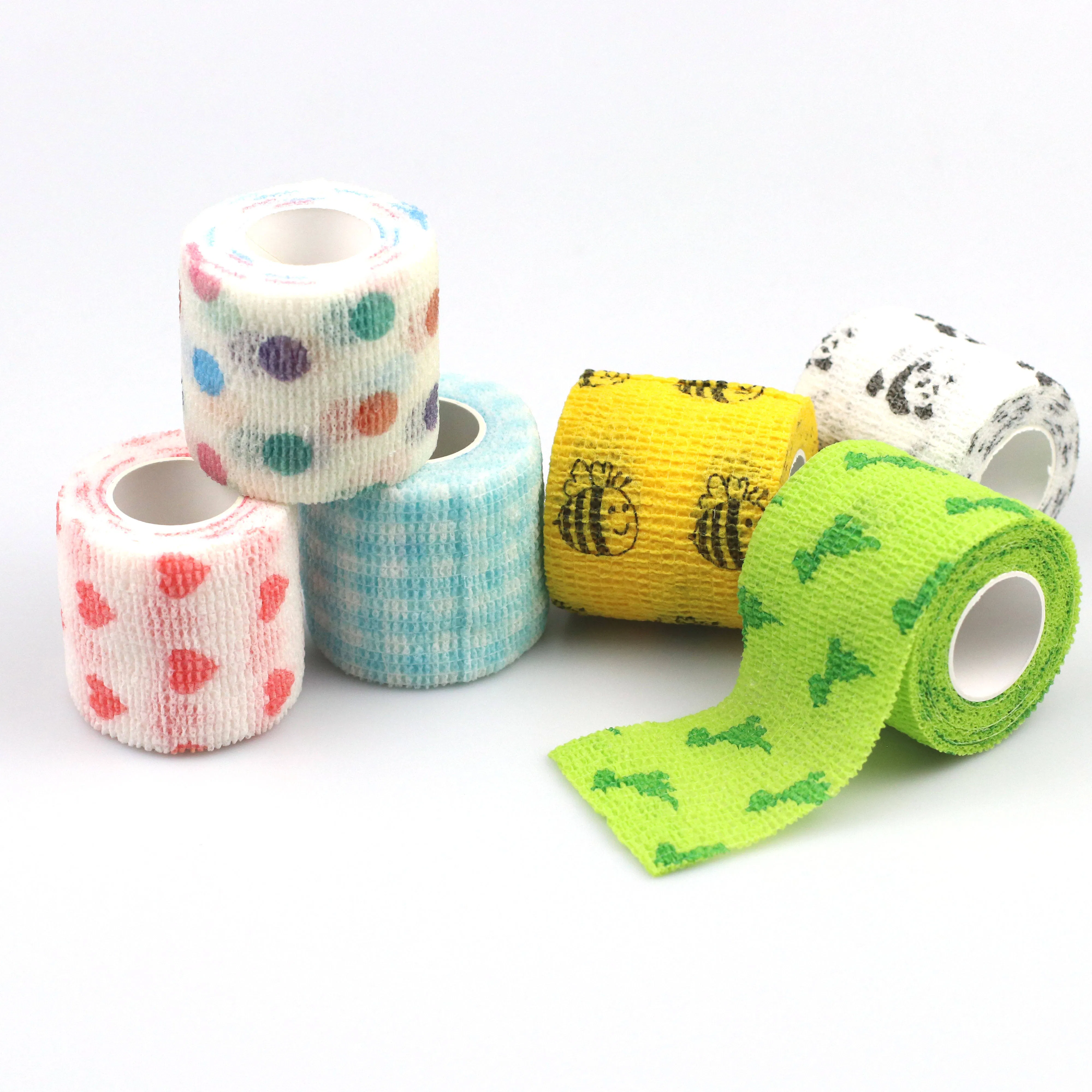 High Quality Low Price Self Adhesive Non Woven Bandage Cohesive Bandage First Aid Bandage