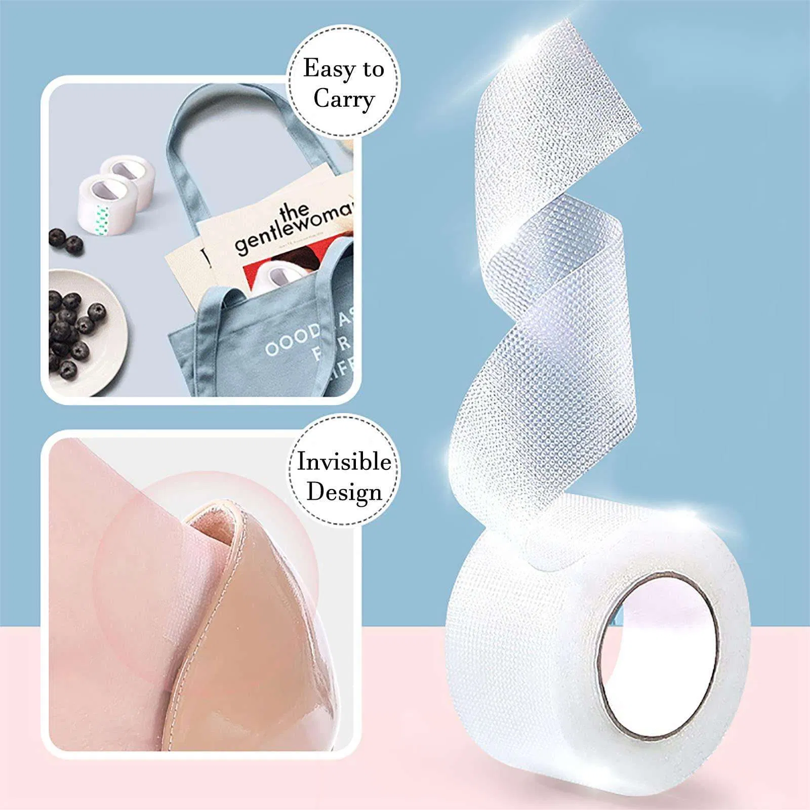 Medical Disposable Waterproof Adhesive Hypoallergenic Surgical Clear PE Transparent Tape PE Surgical Tape PE Tape