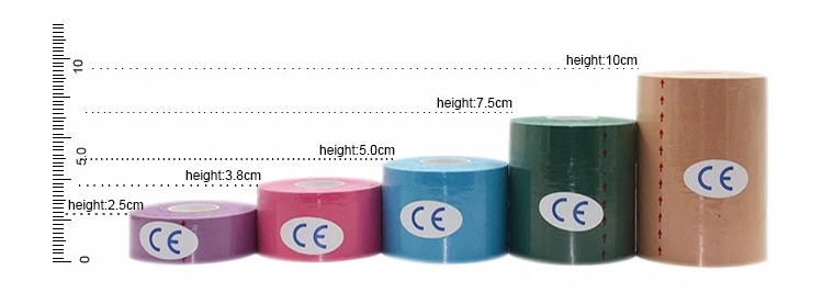 Factory Water Resistant Therapeutic Sports Precut Kinesiology Tape