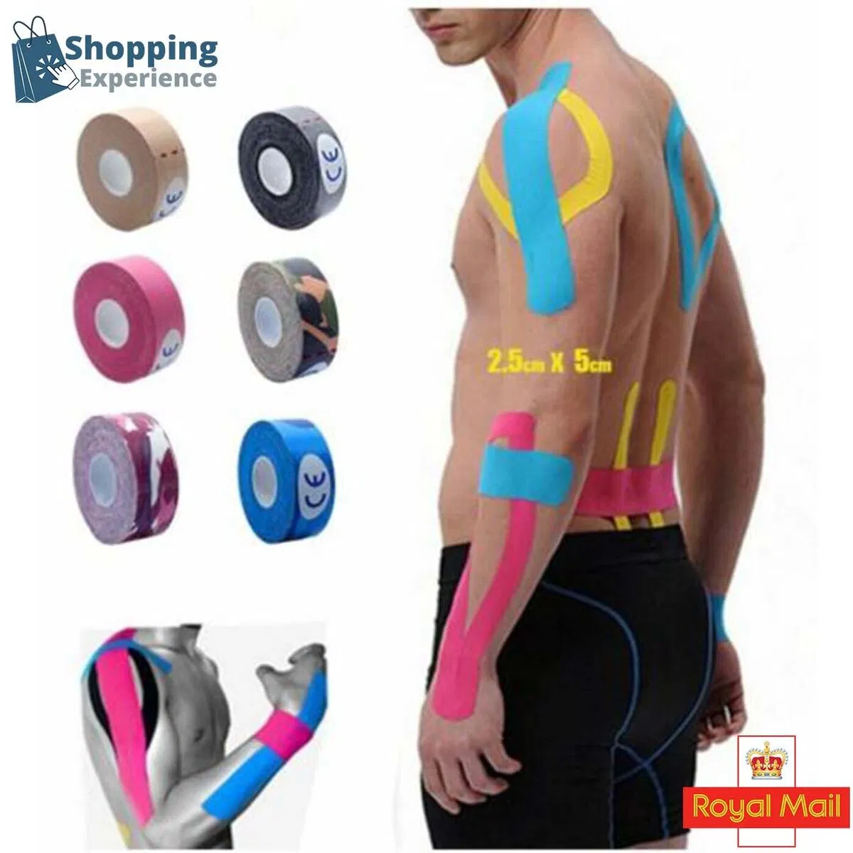 Custom Logo Printed Self-Adhesive Bandage Sports Tape Breathable Medical Bandages
