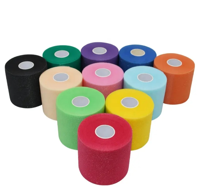 Skin-Friendly Foam Underwrap for Sports Tape Pre-Wrap Muscle Support and Basketball Protection