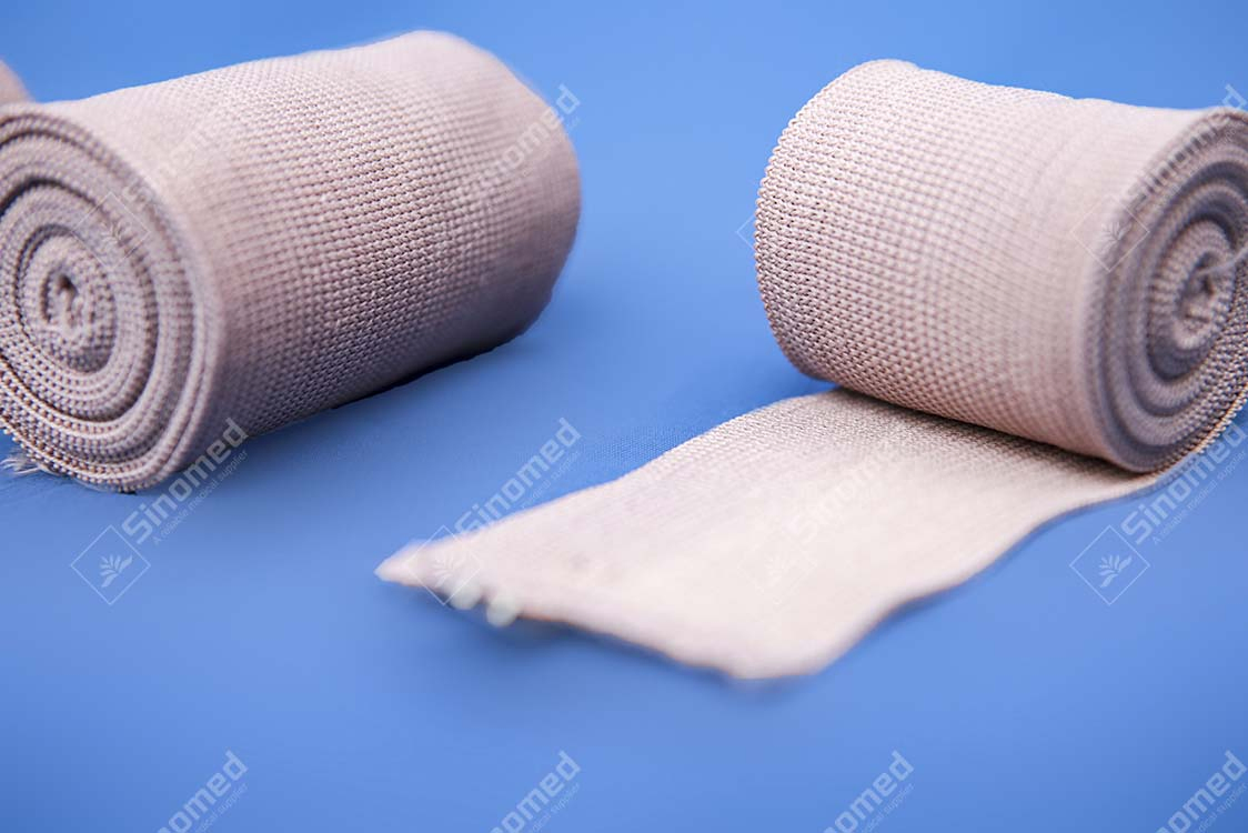High Compression Rubber and Polyester Sport Bandage High Elastic Bandage