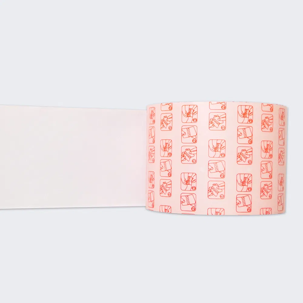 Transparent Film Dressing Jumbo Roll Waterproof Adhesive Bandage Raw Material Medical Tape