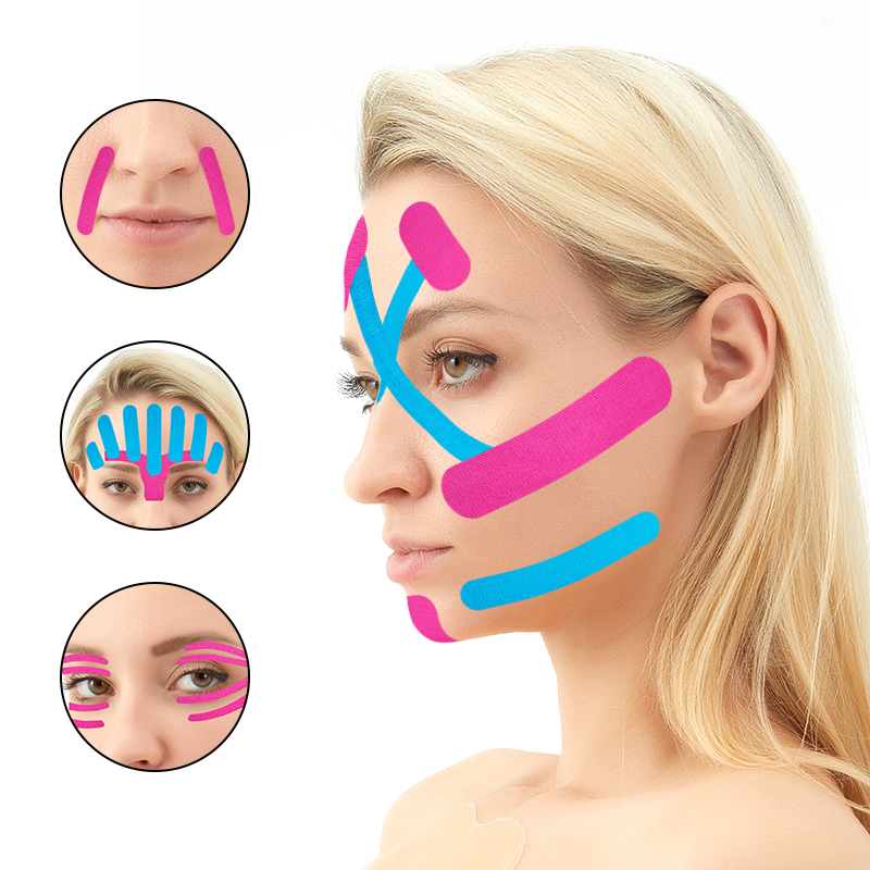 2.5cm*5m Facial Myofascial Lift Tape Face Waterproof Anti Wrinkle Patches Neck Lift Tape Kinesiology Supplier