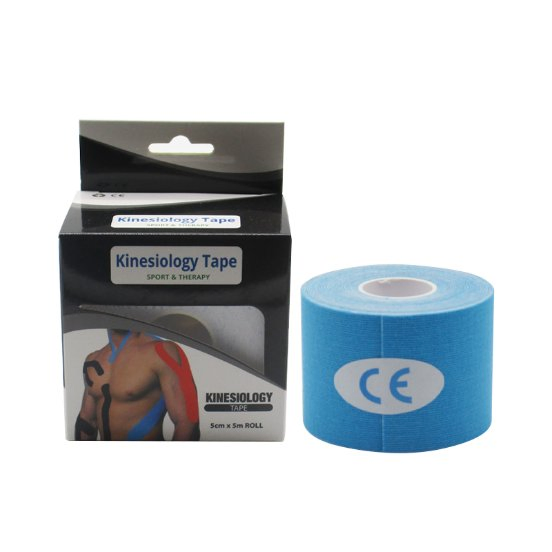 Waterproof Cotton Elastic Sports Kinesiology Muscle Tape Wholesale Kinesiology Tape with CE