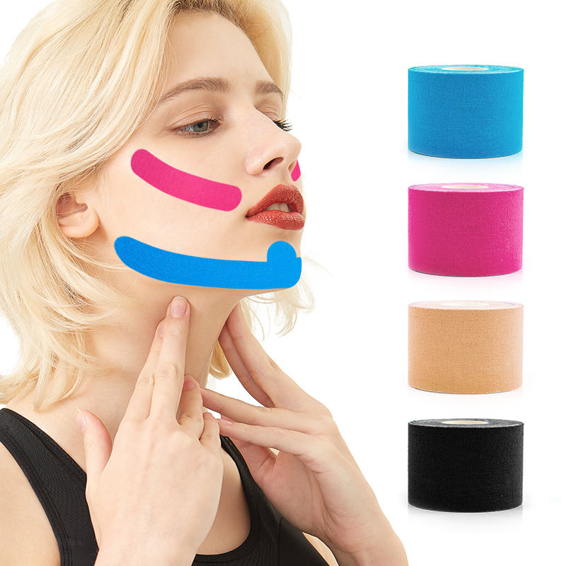 2.5cm*5m Facial Myofascial Lift Tape Face Waterproof Anti Wrinkle Patches Neck Lift Tape Kinesiology Supplier