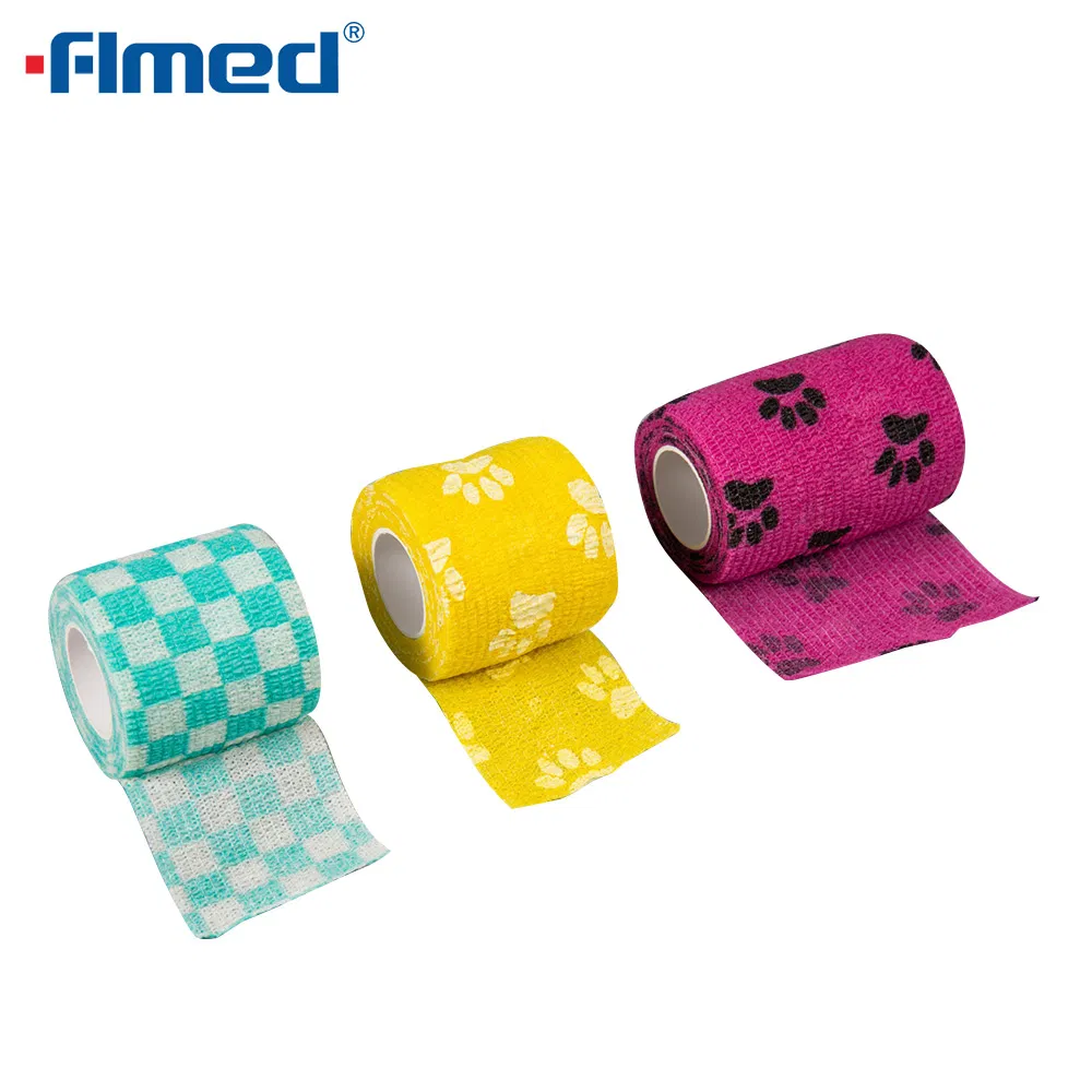 High Quality Cohesive Elastic Bandage Vet Wrap Bandage Self-Adhesive Bandage