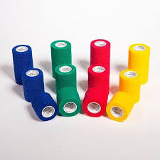 Solid Color Cohesive Bandage Non-Woven Fabric Bandages Cohesive High Elastic Adhesive Bandage