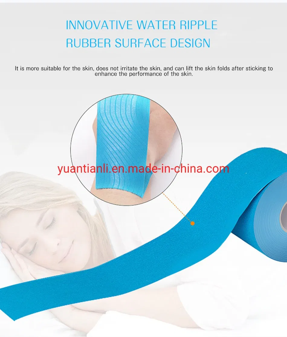 OEM Accepted Medical Waterproof Cotton Elastic Athletic Sports Kinesiology Tape Compression Tape