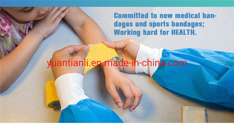 Best Selling Non-Woven Self Adhesive High Elastic Cohesive Bandage