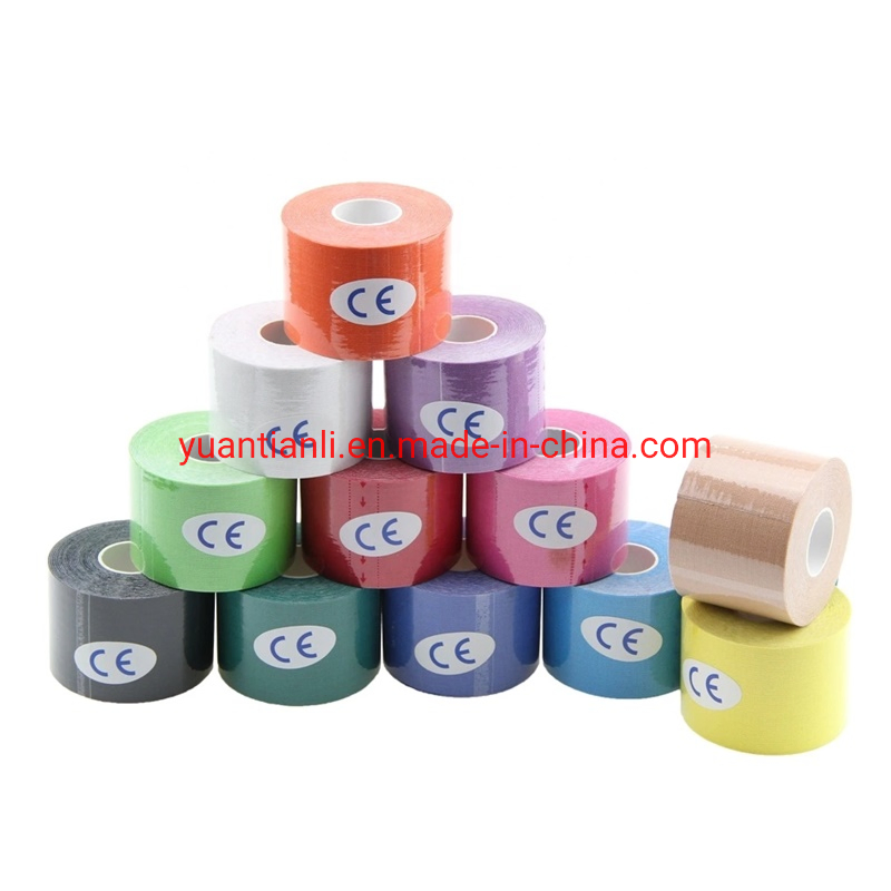OEM Accepted Medical Waterproof Cotton Elastic Athletic Sports Kinesiology Tape Compression Tape