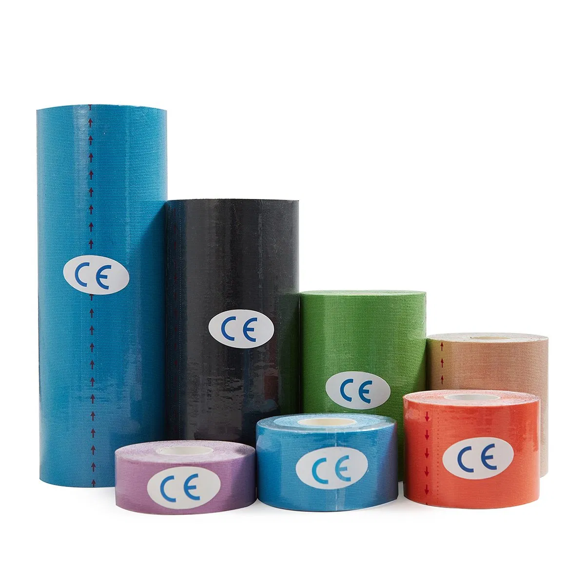 Custom Logo Cotton Adhesive Elastic Pre Cut Kinesiology Sports Tape