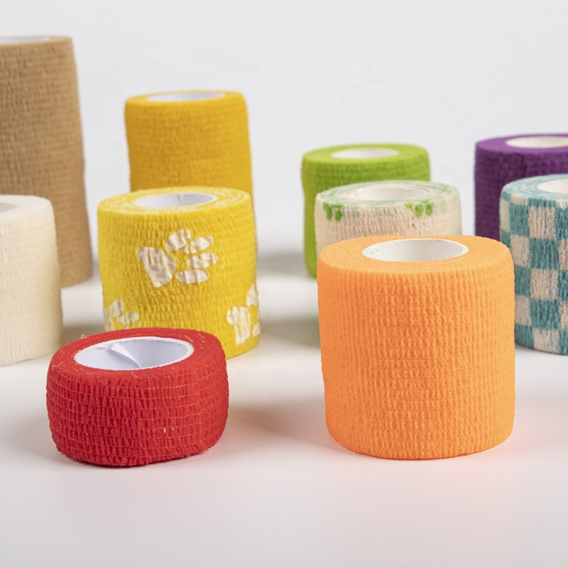 High Elastic Self Adhesive Wrap Cohesive Bandage for Cat Dog or Other Pets