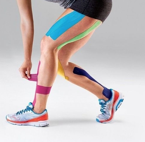 2-Inch Orange Sports Tape Cotton Kinesiology Athletic Tape 5cm Wide Kinesiology Tape