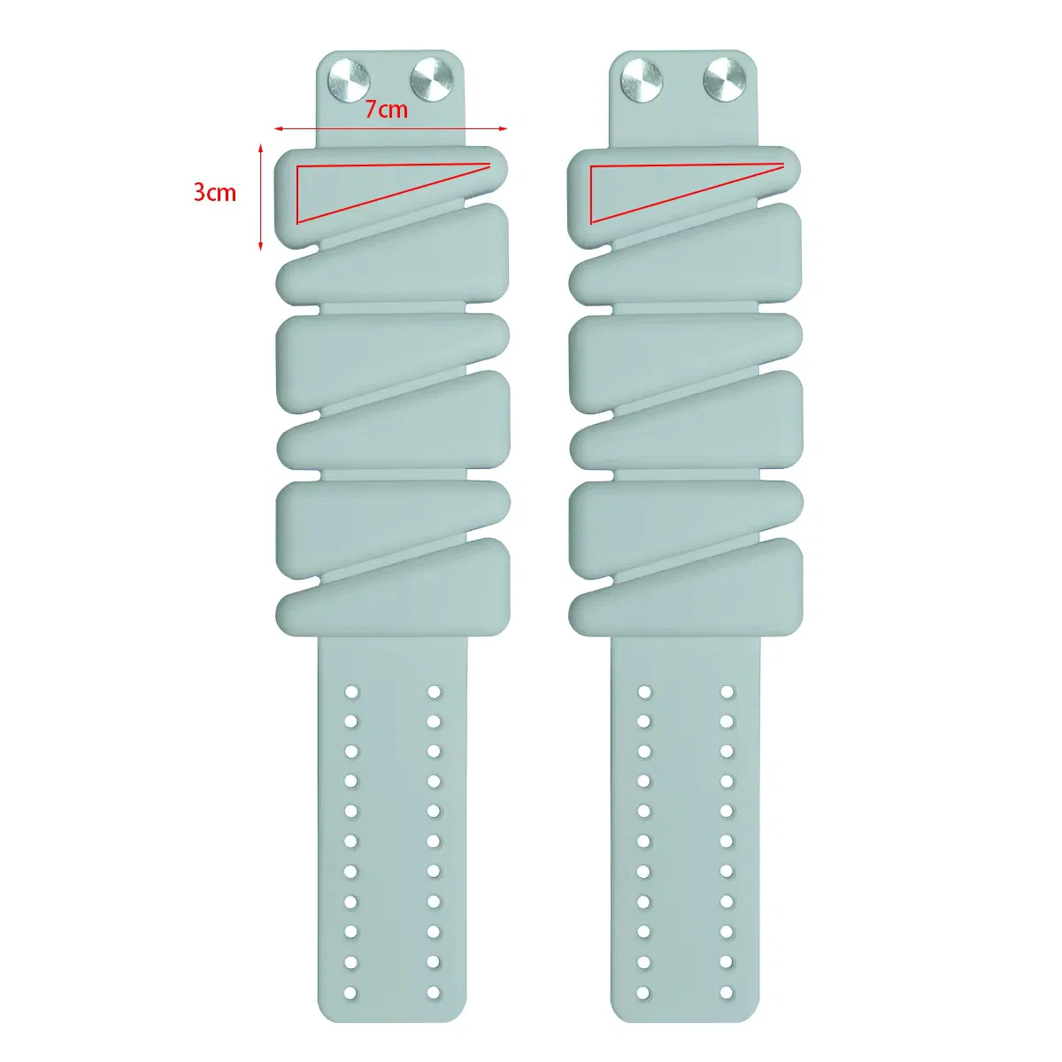 Best Durable Customizable Silicone Ankle Arm Weights Ring for Fitness