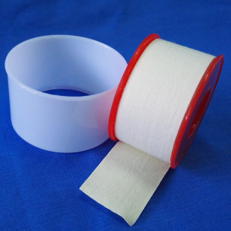 Non-Sterile Medical 100% Cotton Hot Melt Adhesive/Latex-Free Glue/Zinc Oxide Glue Rigid Strapping Tape Rubber Zinc Oxide Blister Prevention Tape