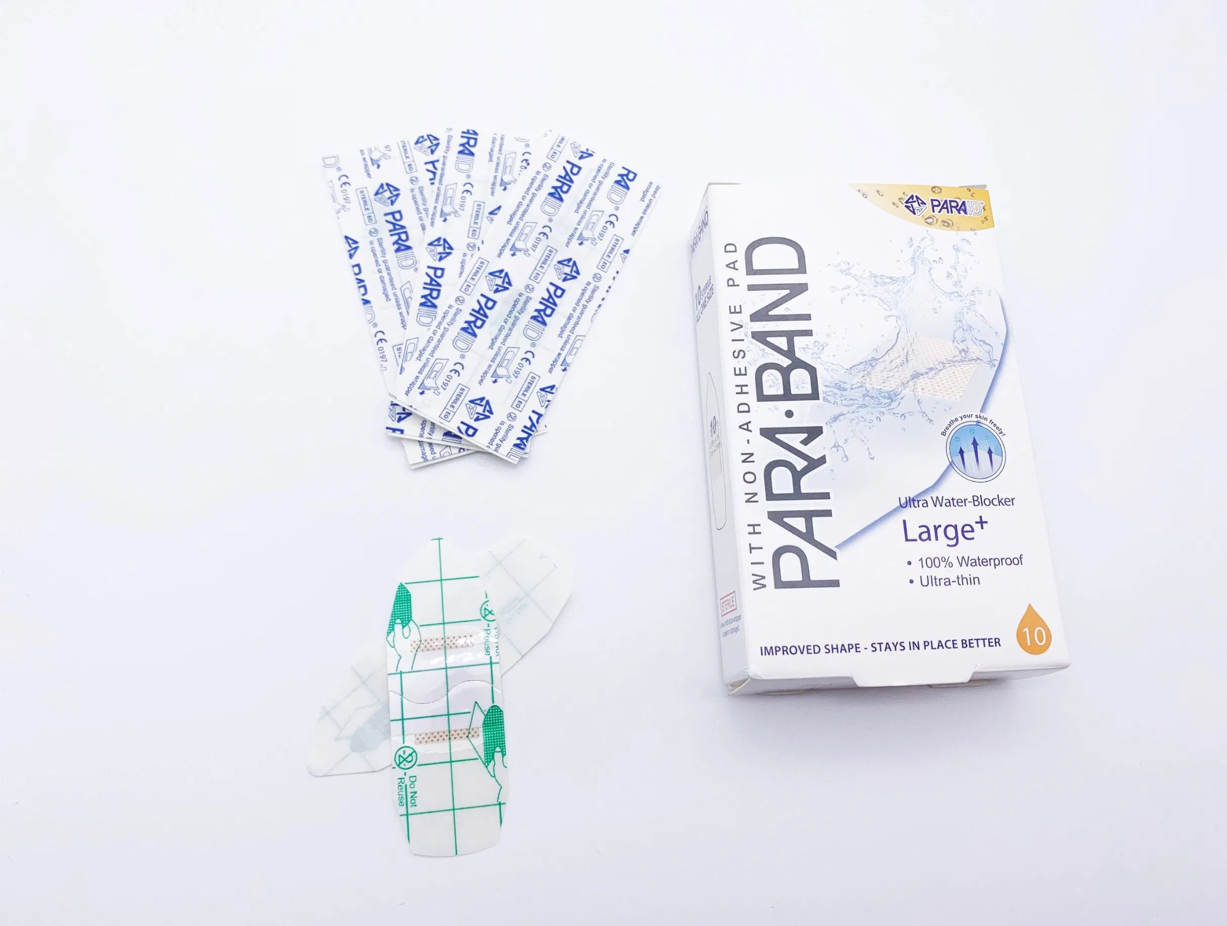 Factory Direct 70X25mm Clear Waterproof PU Extra Large Adhesive Bandage