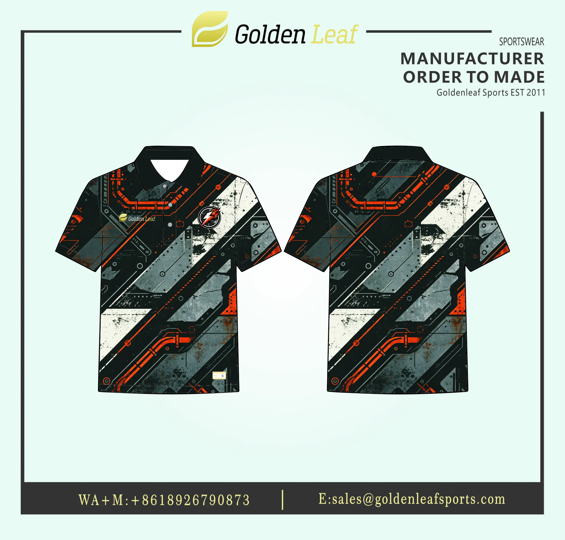 High-Quality Sublimation Polo Shirt - Customizable & Vibrant Design Options Exporters, Factory